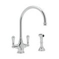 thumbnail image 2 of Perrin And Rowe U.4710-2 Georgian Era 1.8 GPM Single Hole Kitchen Faucet - Chrome, 2 of 2