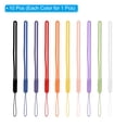 thumbnail image 3 of Uxcell 19cm Silicone Wrist Strap Lanyards, 10 Pcs Short Soft Lanyard Wristlet String Badge Lanyard, 10 Colors, 3 of 6
