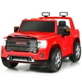 thumbnail image 4 of Topbuy Camion Électrique pour Enfants 2 Places GMC Sierra Denali Rouge, 4 of 6