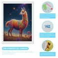 thumbnail image 3 of Diamond Art Kit for Adults, Rainbow Llama Under Starry Sky Diamond Painting for Adults Beginners, 5D DIY Diamond Art Painting Kits, Colorful Diamond Painting Craft for Home Decor 12x16, 3 of 7