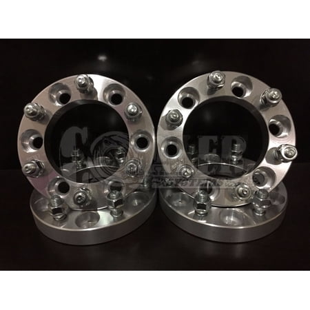 4 X Cadillac 1" Thick Wheel Spacers Adapters 6x5.5 Truck SUV Billet 6 lug