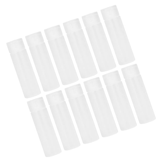 IFANLANDOR 12Ud De Shampoo Y Acondicionador Rellenable Transparente Con Tapa Abatible Para Viaje Y Uso Diario