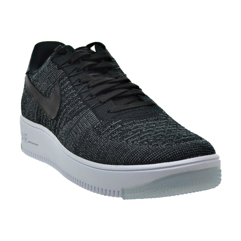 Nike Air Force 1 Ultra Flyknit Low Men's Shoes Black/Dark Grey/White  817419-004 