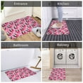 thumbnail image 5 of Bingfone Panda Heart Valentine Door Mat 16"x24" Front Entrance Non-Slip Low Profile Washable for Entryway, 5 of 7