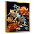 thumbnail image 2 of Designart "Nighttime Toad Pair II" Frogs & Toads Floater Framed Canvas Art Print, 2 of 5