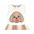 thumbnail image 6 of Sunny Fashion Girls Dress Puppy Fluffy Dog Pet Embroidery High Low Sleeveless Tulle Party Casual 8 Years, 6 of 8