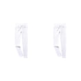 thumbnail image 1 of Minnieouse Mallas acanaladas sin costuras para mujer, ropa deportiva estirable para Fitness, pantalones de levantamiento de cadera a rayas, Sexy, Blanco S 2piezas, 1 of 6
