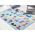 thumbnail image 1 of Home Dynamix ECEM05 Tapis de Sol, Rectangle 35"x51", Bleu/orange, 1 of 3