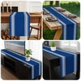 thumbnail image 6 of Blue Striped Table Runner 120 Inches Long, Farmhouse Blue White Stripes Kitchen Coffee Dining Table Decoration for Home Party Birthday Wedding Home Decor 13x120 Inches, 6 of 8