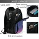 thumbnail image 4 of Easygdp Violet Glitter Mochila para Laptop de Viaje con Puerto USB, Mochila para Laptop con Puerto de Carga USB para Mujeres y Hombres, 4 of 7