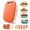 Orange, variant on Collapsible 9-in-1 Chopping Board Colander Basket Blue Green For Camping Kitchen