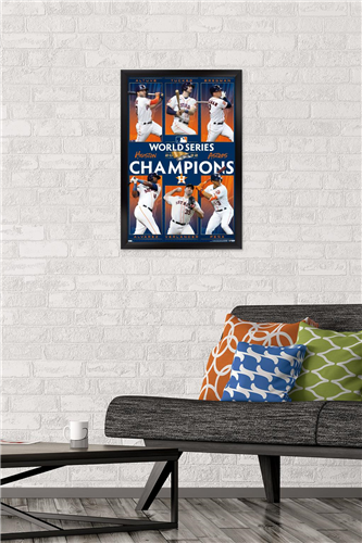 Trends International Mlb Houston Astros - 2022 World Series Champions  Unframed Wall Poster Print White Mounts Bundle 14.725 X 22.375 : Target