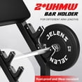 thumbnail image 5 of Preacher Curl Bench,Seated Arm Isolated Barbell Dumbbell Bicep Station for Arm Workout,Adjustable Bicep Curl Machine with 2 Bar Holders for Home Gym, 5 of 10