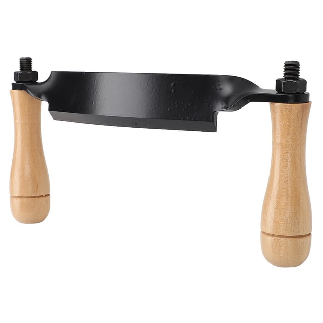 Couteau à Raser, Outil de Rasage à Lame Droite Couteau à Tirer Courbé, Outil à Main pour Écorçage du Bois, Couteau à Tirer Portable Outil de Rasage du Bois