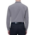 thumbnail image 2 of Alimens & Gentle Mens Long Sleeve Collared Button-up Shirt Regular Fit Solid Wrinkle-Free Dresses Shirt Business Casual, 2 of 7