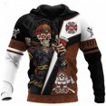 thumbnail image 3 of Sudadera con capucha de bombero para hombre, sudadera con estampado 3D, sudadera con capucha de diseñador de manga larga de otoño para hombre, 3 of 5