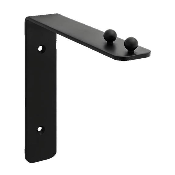 7 in. Hanging Plant Wall Bracket  Black