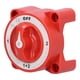 thumbnail image 3 of Uadme Interruptor de batería, 4 Posiciones 3/8in-16 Terminal IP66 a Prueba de Agua para autocaravanas 32V 350A, fácil de conectar(Rojo), 3 of 14