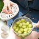 thumbnail image 1 of Cesta de drenaje y conservación 2 en 1 | Tapa giratoria para lavar y almacenar | Escurridor de frutas y verduras de plástico con asa plegable | Cesta para fregadero de cocina para limpiar, filtrar y, 1 of 1