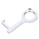 thumbnail image 3 of Abridor de puerta anticontacto de 3 piezas, herramientas manuales portátiles ligeras, accesorio de Hardware de aleación de Zinc (plata), 3 of 9