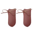thumbnail image 1 of Pan Handle Covers, Fine Workmanship Cast Iron Handle Cover PU Leather  For Frying Pan For Household Type B, 1 of 8