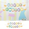 thumbnail image 3 of Pancarta de Pascua feliz, pancarta de huevo de Pascua, decoración colgante de Pascua, pancarta de de Pascua, 3 of 9