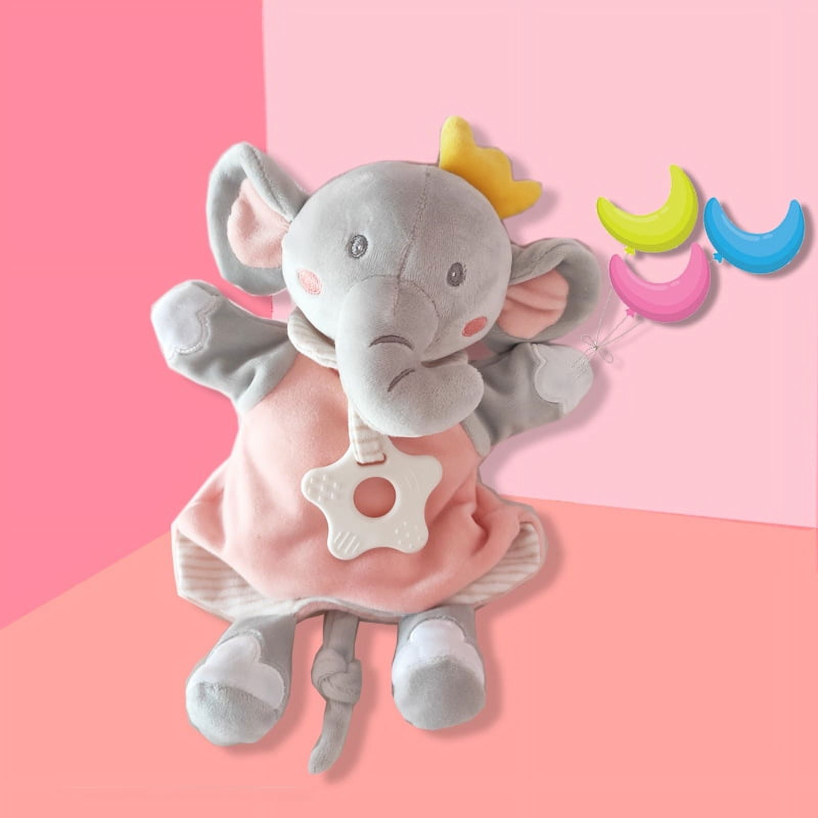 Animal Hand Puppets Role-Play Preschool Educational Toys for Baby and Toddler - Elephant