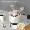 thumbnail image 4 of Machine à Glace Manuelle Portable, Brise-Glace à Main, Broyeur de Glace Rose, 4 of 8