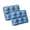 2 pcs Blue#18, variant on 6-Cavity 3D Highland Cow Silicone Mold, Food-Grade Tray for Ice Cubes, Chocolate, Soap & Baking Projects