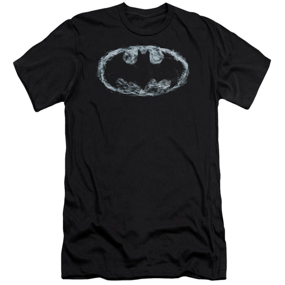 Batmanoke Signal Premium Canvas T-Shirt Adult Slim Fit 30/1 Black