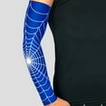 thumbnail image 4 of Manunclaims Athletic Sleeves 1 Pair Spider Web Pattern Breath Ability Arm Protector Arm Sleeves UV for Men or Women Basketball Golf Running Football Cycling, 4 of 8
