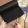 thumbnail image 3 of Black Embroidery Stabilizer 12 Inchx25 Yards Cut Away Embroidery Stabilizer 0.2mm Thick Water Soluble Stabilizer for Machine Embroidery DIY Luggage Construction Decoration 1roll, 3 of 6