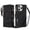 black, variant on Kryonix Crossbody Case for iPhone 16 Pro Max, RFID Blocking, Card Holder Wallet Cover, Zipper Pocket PU Leather Magnetic Snap Shoulder Strap Large Capacity Purse Protective with Lanyard, Black