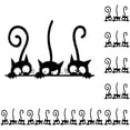 thumbnail image 3 of Calcomanías de pared Inteprter 10Conjunto Negro 27*18cm PVC, 3 of 6