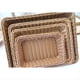 thumbnail image 5 of Cesta de Almacenamiento Hecha A Mano, Organización de Ratán Rectangular, Soporte para Pan, Contenedor de Comida para Aperitivos y Frutas, M, 5 of 5
