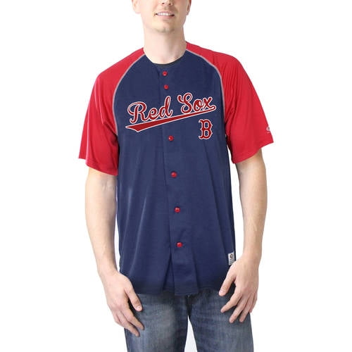 red sox button down jersey