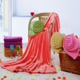 thumbnail image 5 of Blanket 70*100Cm Solid Color Blanket French Velvet Blanket Pink-2* Blankets Cloth Polyester Blanket, 5 of 8