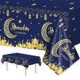 thumbnail image 1 of Mantel Litmitfu Ramadan azul/dorado 137 x 274 cm, paquete de 3, 1 of 7