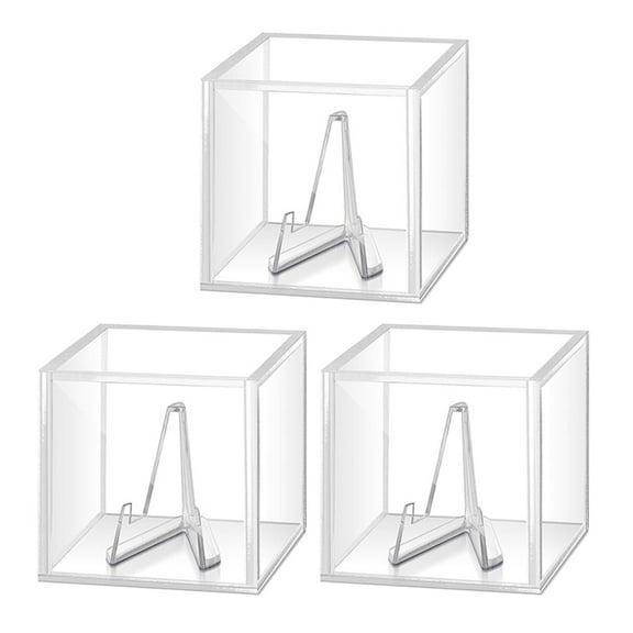 Clear Acrylic Storage Box Home Office Display Case Perfect for Rings and Guitar Picks Suitable for Home or Studio Use