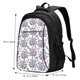 thumbnail image 5 of Balery Violets Flowers Mochila con carga USB para hombre y mujer - Mochila impermeable y antirrobo para portátil con puerto USB para viajes, trabajo, estudios y universidad, 5 of 7