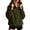 Army Green, variant on Hurxie Women's Half Zip Sweatshirts Fleece Stand Collar Long Sleeve Oversized Pullovers with Pockets Black,3XL