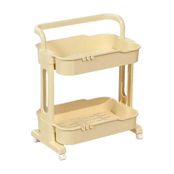 Leodye 1PCS Bathroom Narrow Shelf Storage Cabinet Side Cabinet - Laundry/Bathroom/Kitchen Portable Storage Shelves-21.25x16.92x5.19in