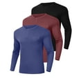 thumbnail image 2 of GENTS BLISS 3 Pack Henley Men Shirts Long Sleeve Plain T Shirts for Men Casual Men Tee with Pocket, 2 of 18