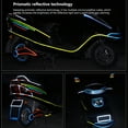 thumbnail image 3 of Autocollants Réfléchissants Vélo, 10 Rouleaux Autocollants Réfléchissants Vélo Colorfast pour Conversion de Vélo, 3 of 8