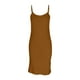 thumbnail image 1 of Camisolas cortas de moda para mujer, vestido liso sin mangas, camisero con cuello redondo y tirantes ajustables, bralette de poliéster para mujer, 1 of 4