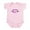 Petal Pink, variant on CafePress - Mom Mom's Lil Angel Infant Bodysuit - Baby Light Bodysuit, Size Newborn - 24 Months