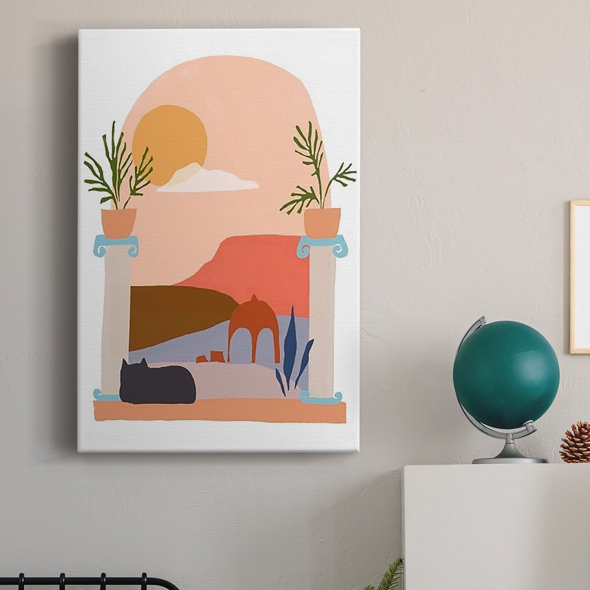 Paper Scene IV Premium Gallery Wrapped Canvas - Ready to Hang