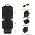 thumbnail image 6 of UHIAGREE Car Seat Protector with Thickest Padding, 2 pack,2 Mesh Pockets,for SUV,Sedan,Truck,Black, 6 of 7