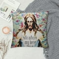 thumbnail image 2 of RUIYC Christian Gifts for Women Throw Pillow Covers,Inspirational Religious Gifts for Women,Mom,Wife,Friends,Catholic Gifts for Women,Birthday Christmas Square Cushion, 2 of 5