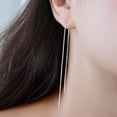 thumbnail image 7 of SmartBy 1Pc Fashion Women Long Linear Chain Dangle Ear Line Threader Earring Jewelry, 7 of 7